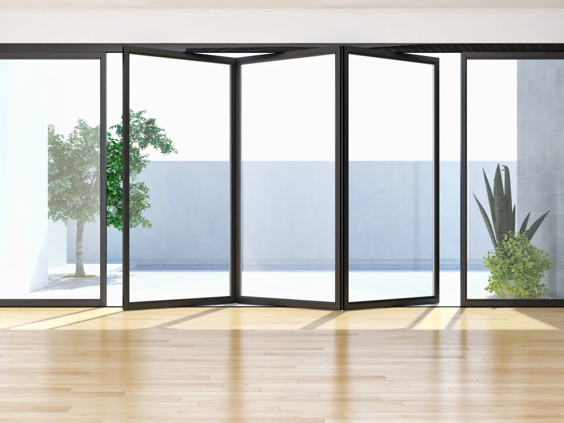 VLX 100 Bifold / Folding Door in Riverside, CA | Meridian Windows and Doors Riverside - detail 1