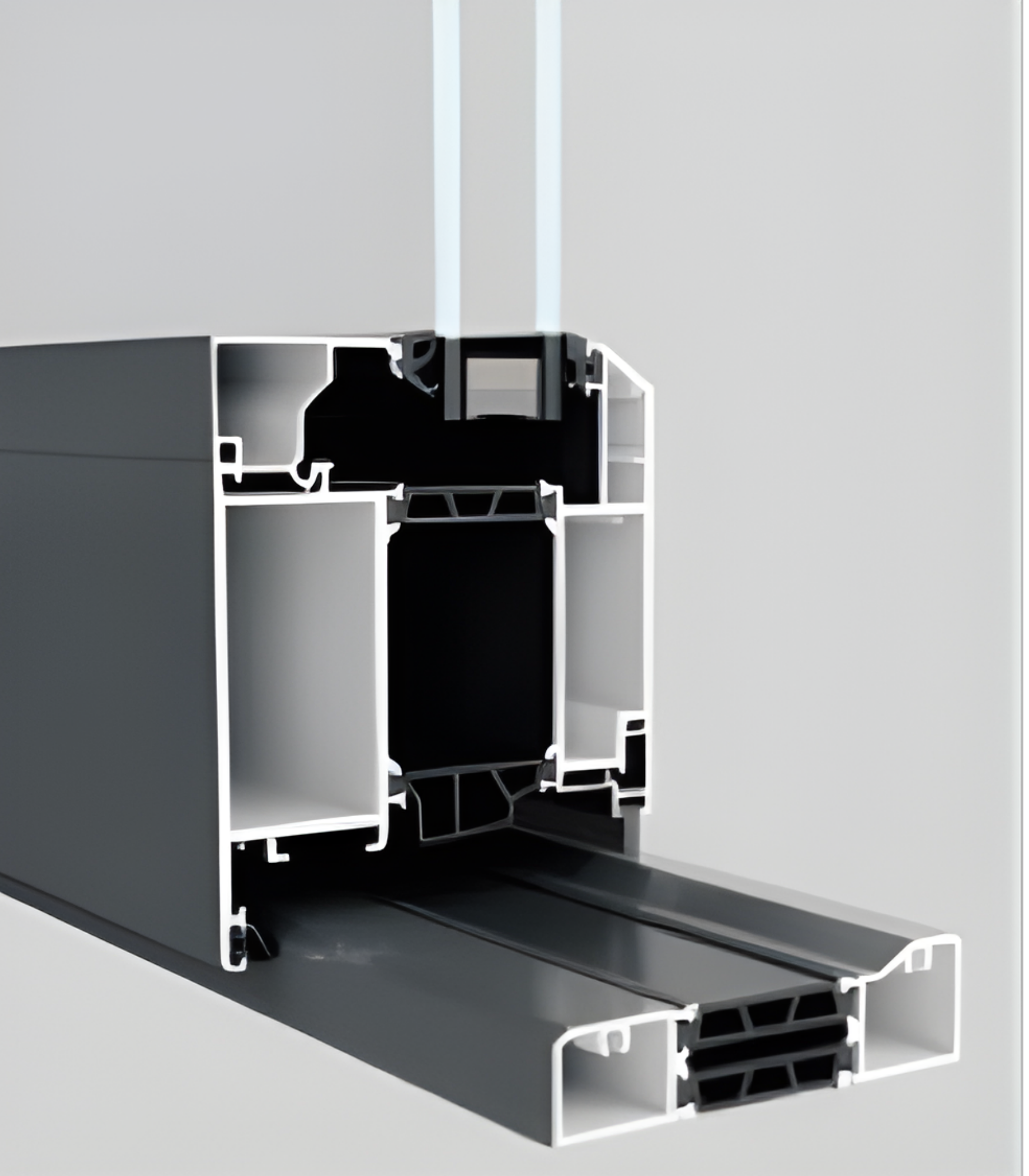 VLX 100 Double Swing / French Door in Riverside, CA | Meridian Windows and Doors Riverside - detail 3