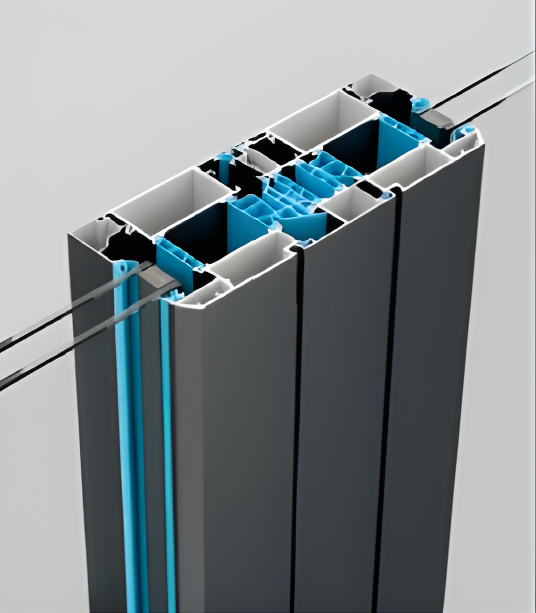 VLX 100 Double Swing / French Door in Riverside, CA | Meridian Windows and Doors Riverside - detail 5