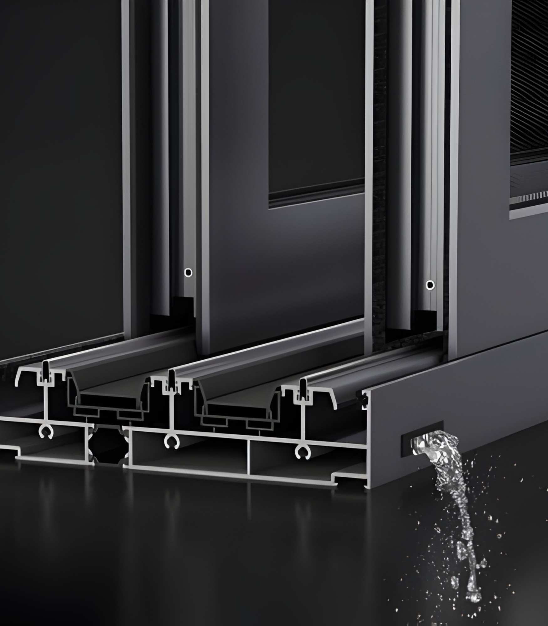 VLX 150 Heavy-Duty Sliding Door in Riverside, CA | Meridian Windows and Doors Riverside - detail 6